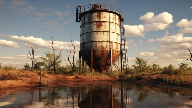 quotVintage Water Tank HD 5Kquot AI