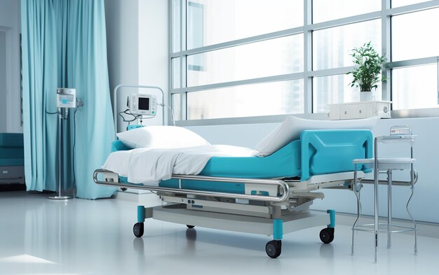 Foto quotletti d'ospedale con sfondo biancoquot