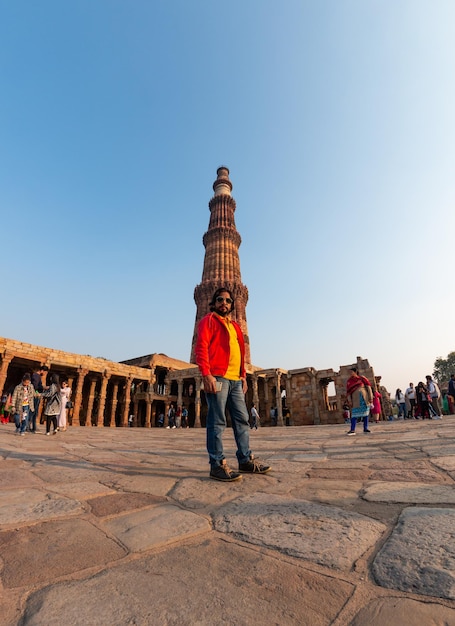 Qutub Minar Minaret 인도에서 가장 높은 첨탑