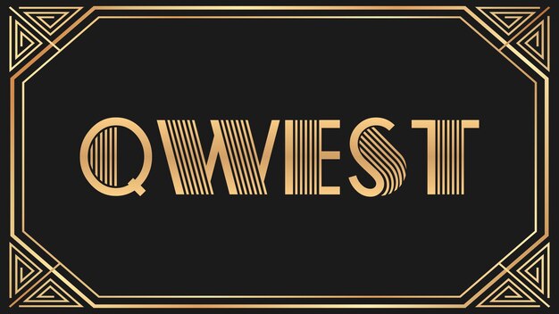 Qwest Jazz Gold Text