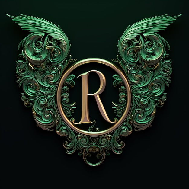 Foto r koninklijk groen logo