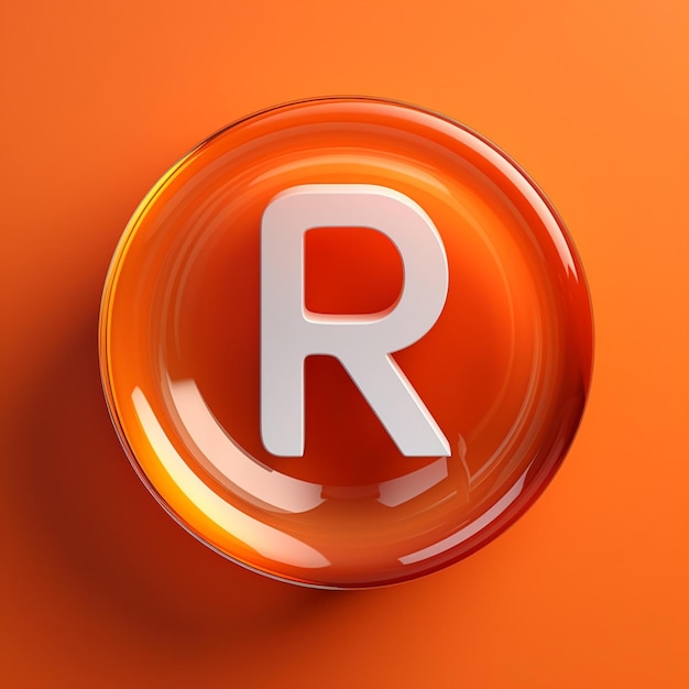 Photo r letter logo icon design