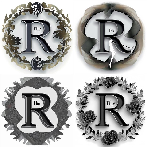 R logo design illustrator