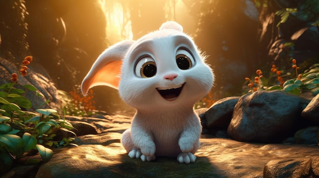 A rabbit from the secret life of pets