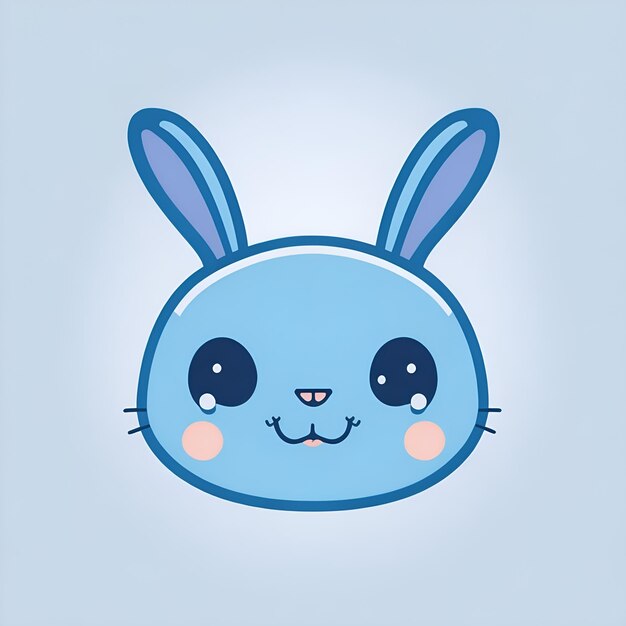 rabbit head icon vector illustration