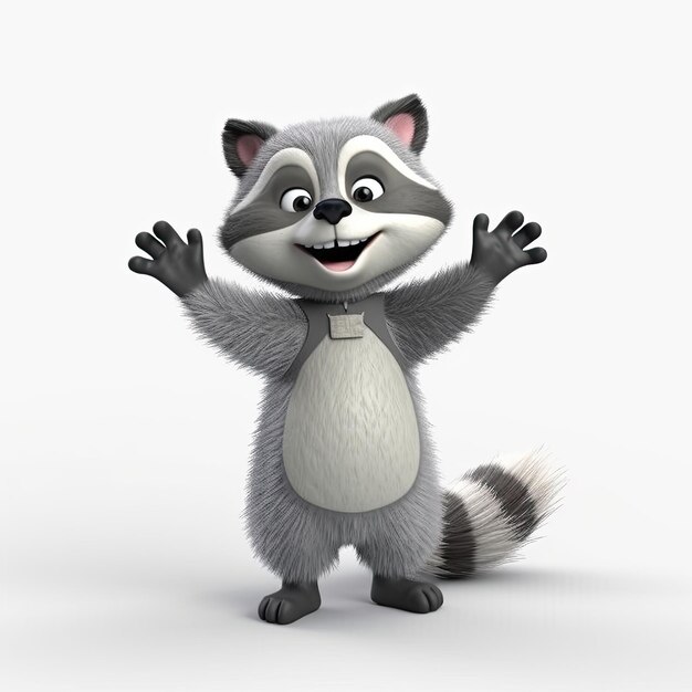 raccoon cartoon character