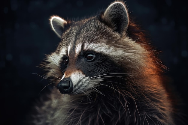 Raccoon fabulous AI generated