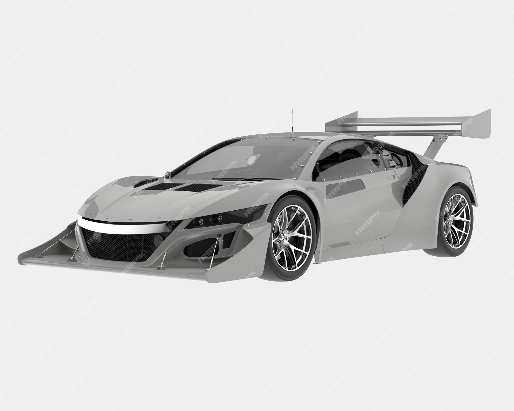 Premium Photo  Race car 3d rendering 3d illustration