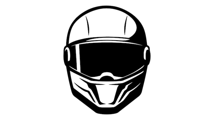 Foto racehelmpictogram eenvoudige illustratie van racehelm vectorpictogram voor web
