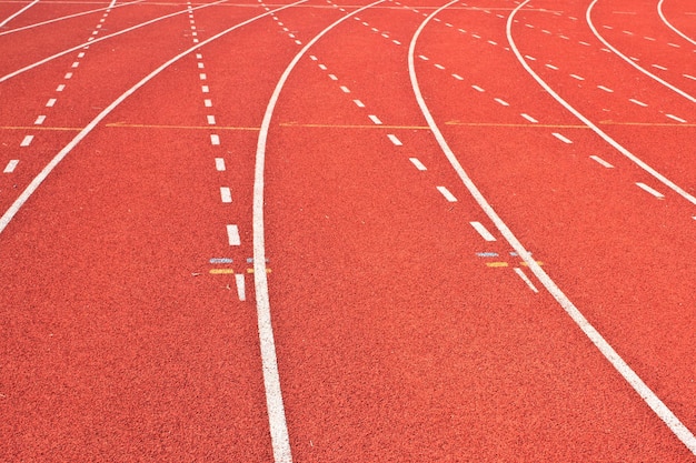 Photo racetrack at the football field