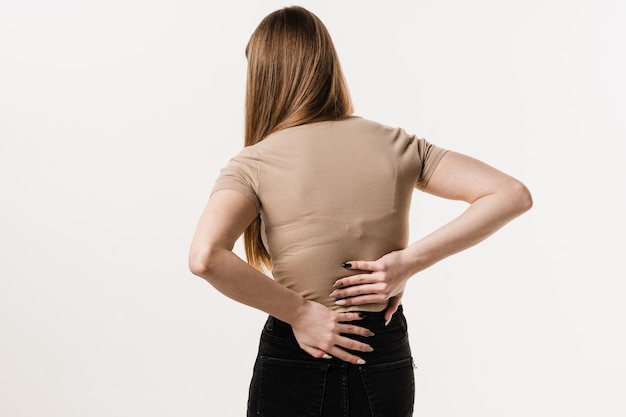 rachiocampsis bachache of woman scoliosis is sideways curvature of the spine rheumatism and arthritis diseases
