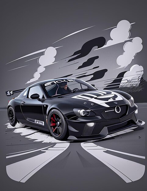 racing car images for tshirt design