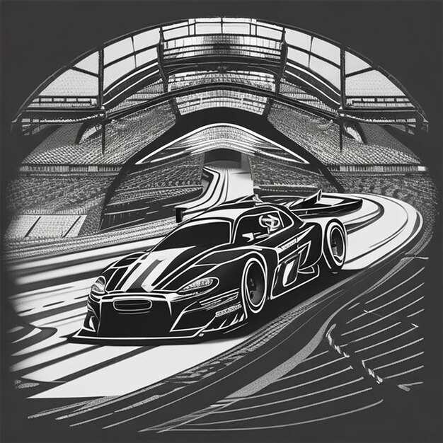 racing car images for tshirt design