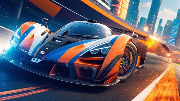 Racing game background high quality ultra hd 4k