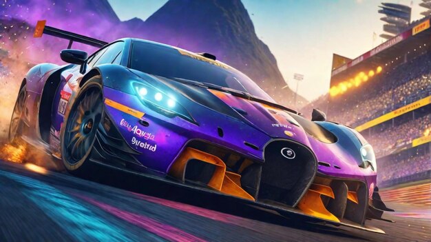 Racing game background high quality ultra hd 4k