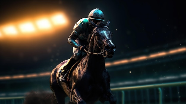 Racing horse Generative AI