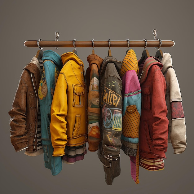 A rack of jackets