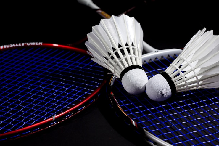 Foto racket en een shuttle