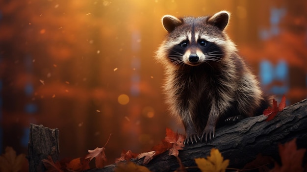 Racoon high quality background