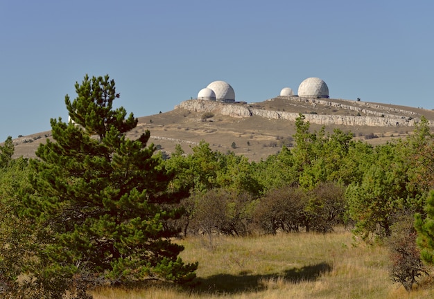 The radar domes on the AIPetrimea