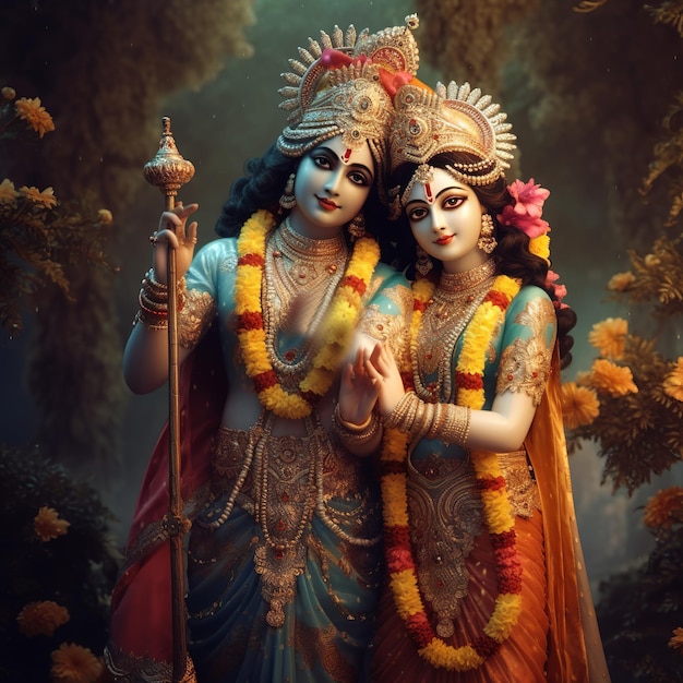 Radha krishna Generative Ai