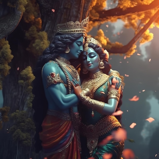 Radha krishna Generative Ai