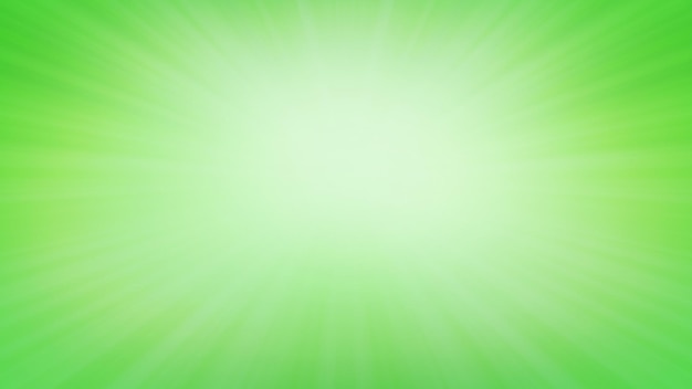 Radiaal groen met lichtstralen die uit het midden komen