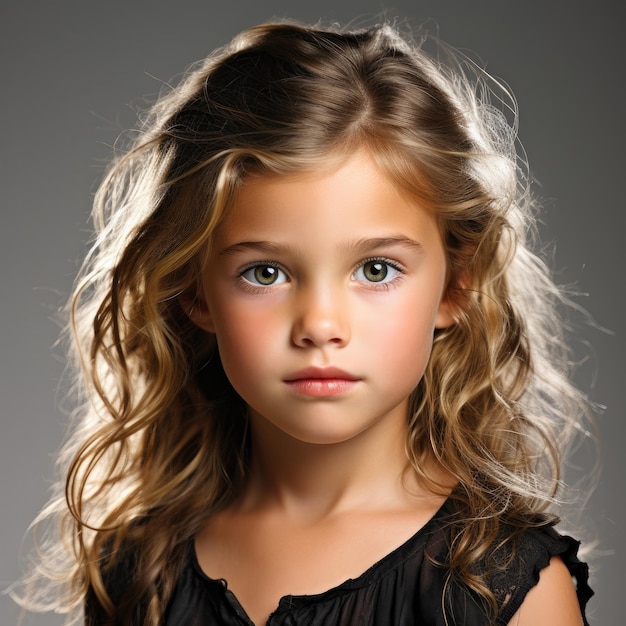 Radiant 6YearOld Luxembourg Girl with Glowing Cheeks