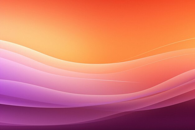 Radiant backdrop shines with magical orangepurple blend