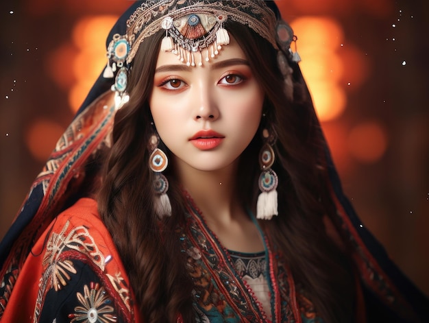 Radiant Beauty A Captivating Kpop Girl Embracing Traditional Korean Culture in Exquisite 4K