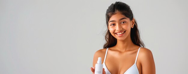 Radiant by the Water Teen Beauty with Skincare Product in White Swimwear