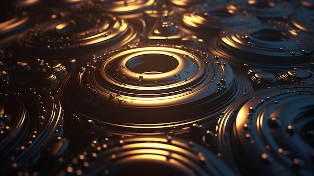 Radiant Circles A Mesmerizing Web Background