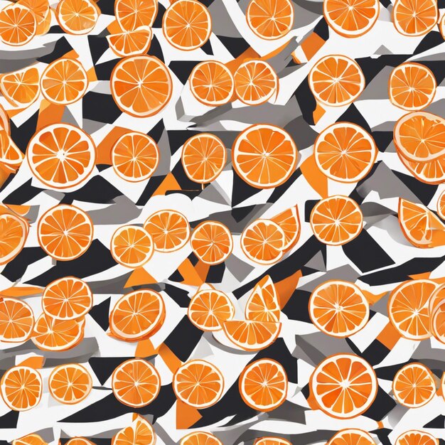 Photo radiant citrus exploring the vibrancy of orange