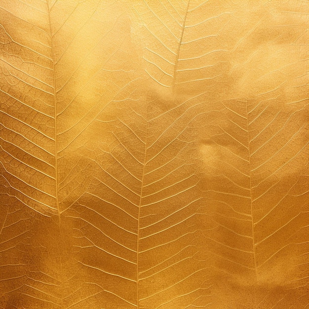 Radiant Golden Leaves Shiny Yellow Leaf Gold Texture