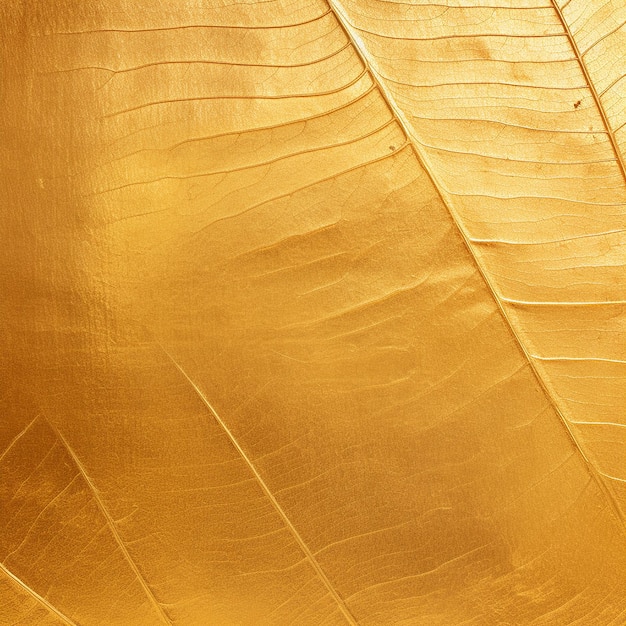 Radiant Golden Leaves Shiny Yellow Leaf Gold Texture