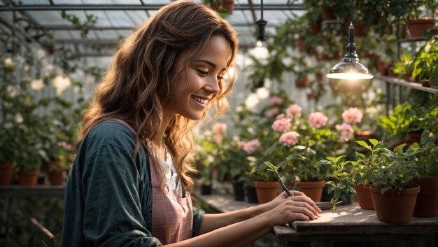 Radiant Joy in the Greenhouse