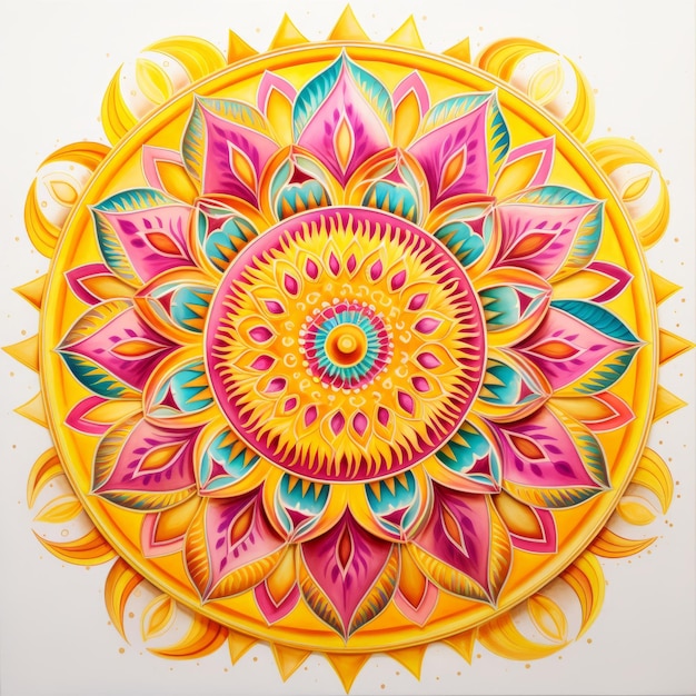 Radiant Joy Mandala