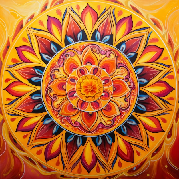 Radiant Joy Mandala