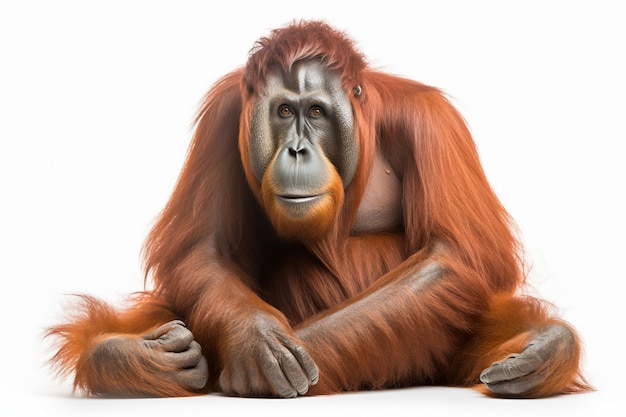 Radiant Orangutan Elegance