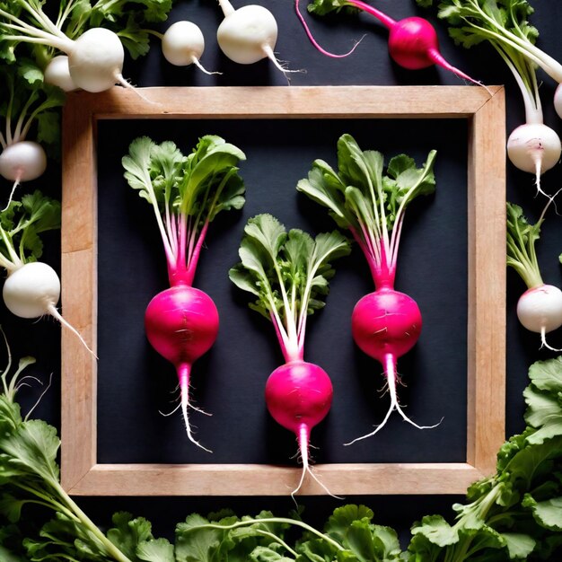 Radiant Radiance A Symphony of Color in the Radish Realm