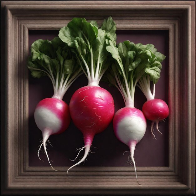 Radiant Radiance A Symphony of Color in the Radish Realm