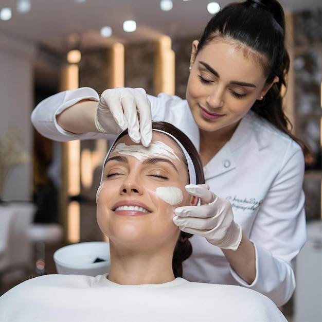 Radiant Revival Luxurious Facial Treatment in Modern Salon