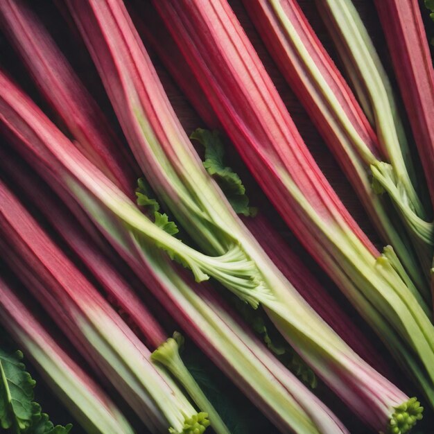 Radiant Rhubarb Reverie Een symfonie van kleuren en smaken