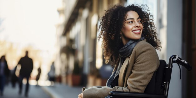 Radiant Smile in Cityscape