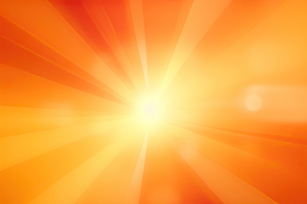 radiant sunshine in a summery natural abstract backdrop with a gleaming sun generative ai