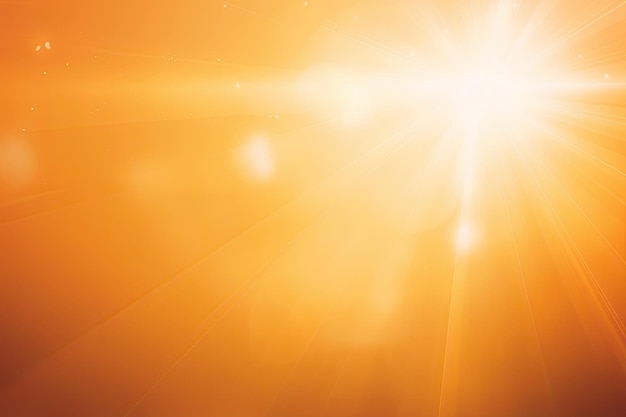 輝く太陽と夏の自然の抽象的な背景に輝く太陽の光 生成 AI