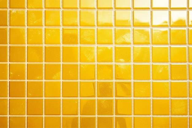 Radiant tiles gold and yellow square mosaic for ceramic walls and floors