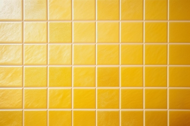 セラミック壁と床用の放射タイル金と黄色の正方形のモザイク
