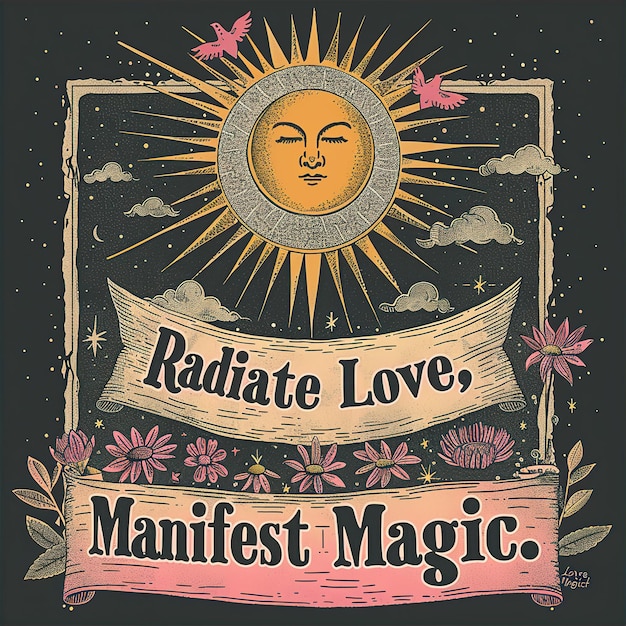 Photo radiate love manifest magic