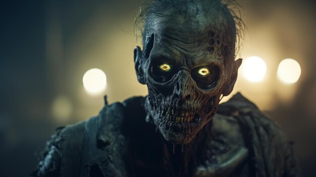 Photo radiation zombie a vray tracing rendered nightmare